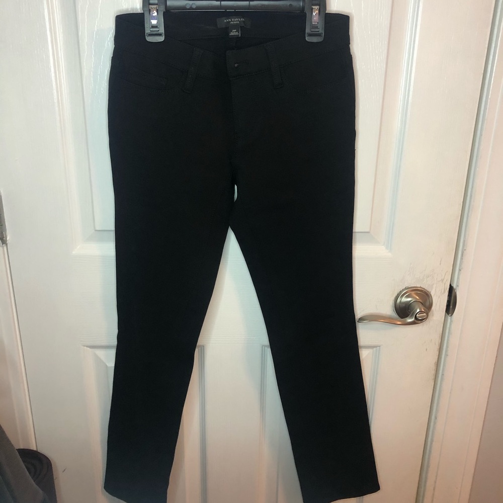 ann taylor black jeans
